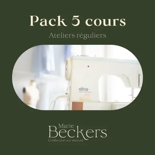 Carte de 5 cours - Ateliers réguliers